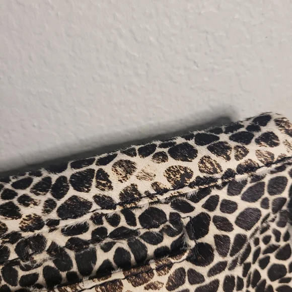 Hammitt Fold-Over VIP Medium Crossbody Dapple Calf Hair - Picture 5 of 16